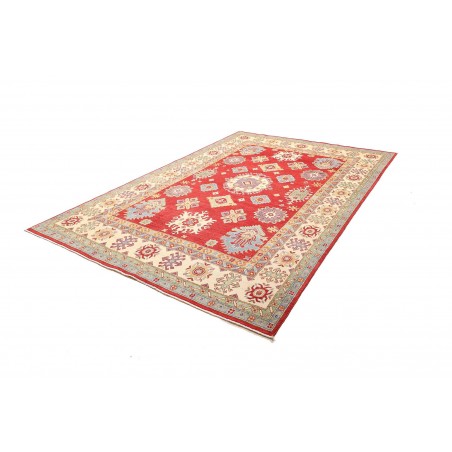 Tappeto Kazak Pakistan marrone giallo 204x297