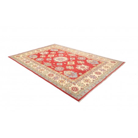 Tappeto Kazak Pakistan marrone giallo 204x297