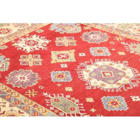 Tappeto Kazak Pakistan marrone giallo 204x297