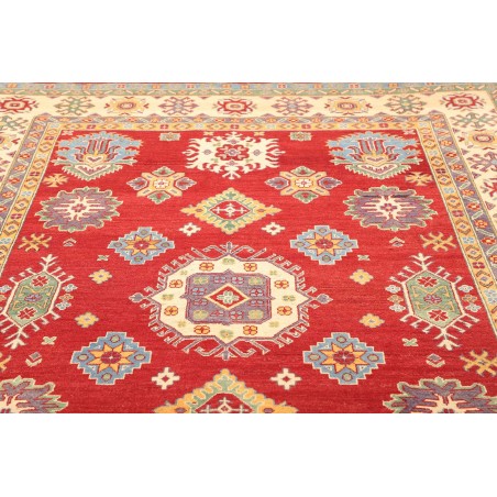 Tappeto Kazak Pakistan marrone giallo 204x297