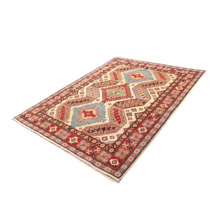 Tappeto Kazak Pakistan marrone rosso 157x201
