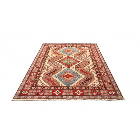Tappeto Kazak Pakistan marrone rosso 157x201