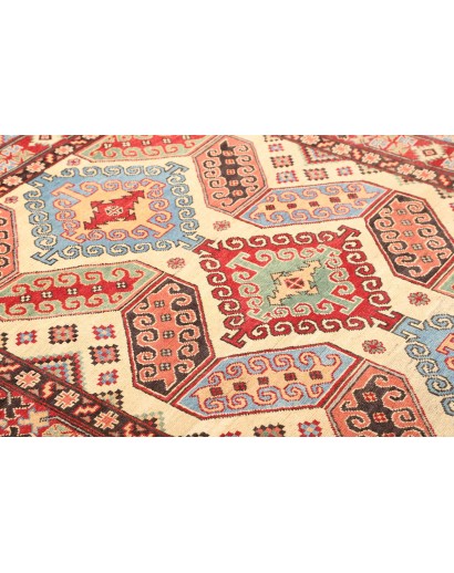 Tappeto Kazak Pakistan marrone rosso 157x201