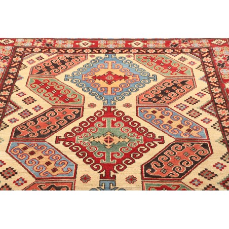 Tappeto Kazak Pakistan marrone rosso 157x201