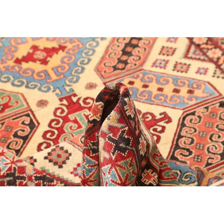 Tappeto Kazak Pakistan marrone rosso 157x201