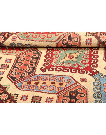 Tappeto Kazak Pakistan marrone rosso 157x201