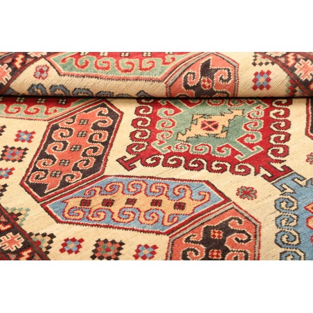 Tappeto Kazak Pakistan marrone rosso 157x201