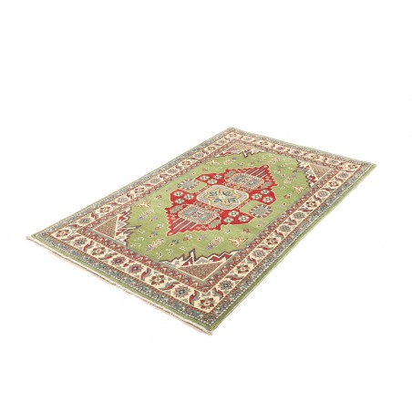 Tappeto Kazak Afghanistan azzurro rosso 97x152