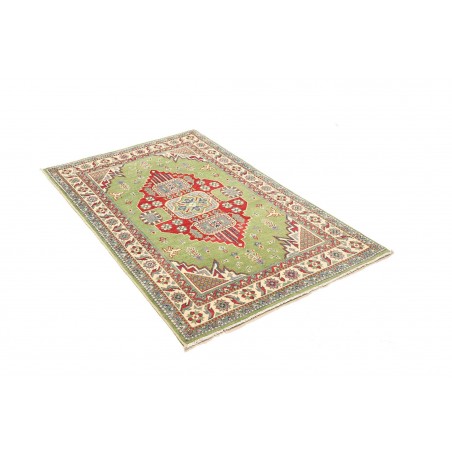 Tappeto Kazak Afghanistan azzurro rosso 97x152