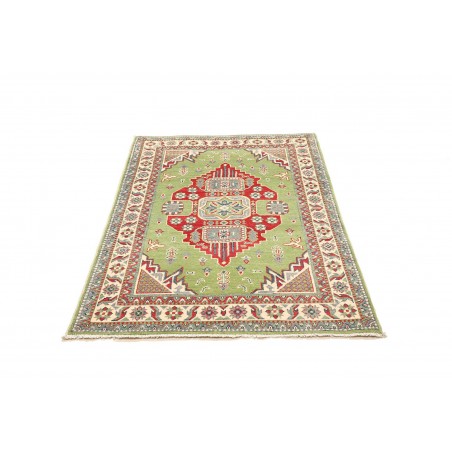 Tappeto Kazak Afghanistan azzurro rosso 97x152
