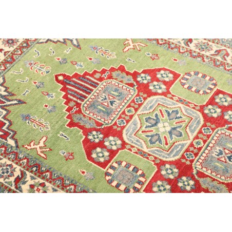 Tappeto Kazak Afghanistan azzurro rosso 97x152