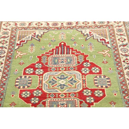 Tappeto Kazak Afghanistan azzurro rosso 97x152