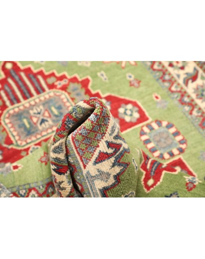 Tappeto Kazak Afghanistan azzurro rosso 97x152