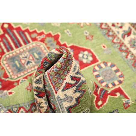 Tappeto Kazak Afghanistan azzurro rosso 97x152