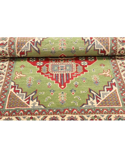 Tappeto Kazak Afghanistan azzurro rosso 97x152