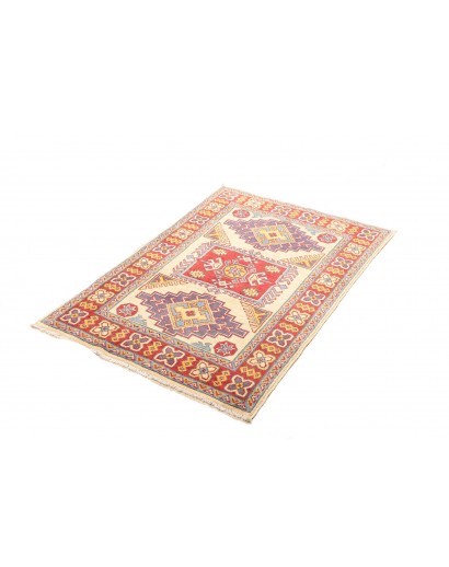 Tappeto Kazak Pakistan beige rosso 84x120