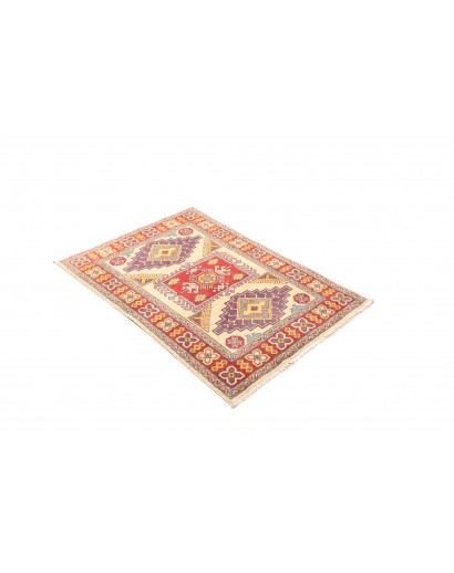 Tappeto Kazak Pakistan beige rosso 84x120