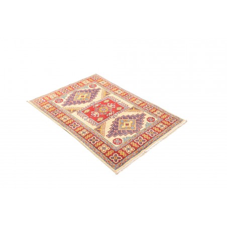 Tappeto Kazak Pakistan beige rosso 84x120