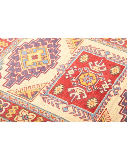 Tappeto Kazak Pakistan beige rosso 84x120