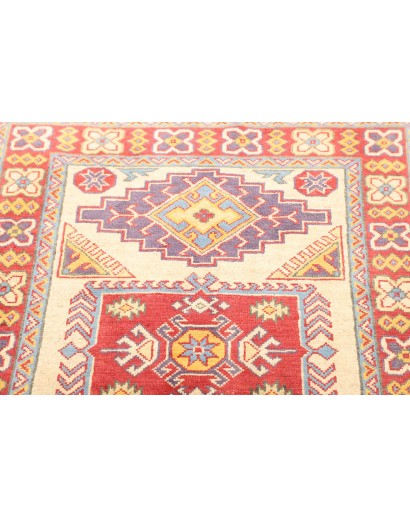 Tappeto Kazak Pakistan beige rosso 84x120