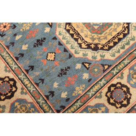 Tappeto Kazak Afghanistan azzurro grigio 123x173
