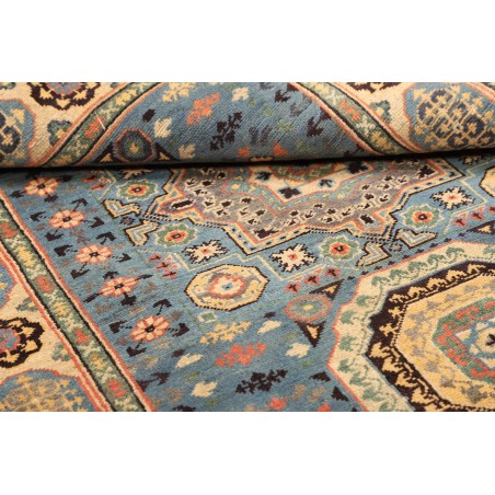 Tappeto Kazak Afghanistan azzurro grigio 123x173