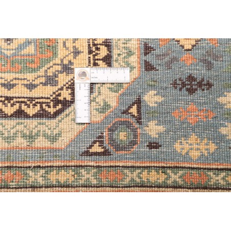 Tappeto Kazak Afghanistan azzurro grigio 123x173