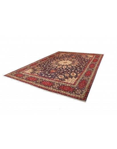 Tappeto Tabriz Persia marrone grigio 300x395