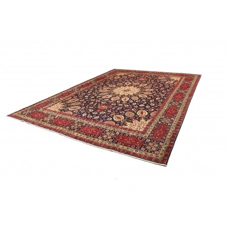 Tappeto Tabriz Persia marrone grigio 300x395