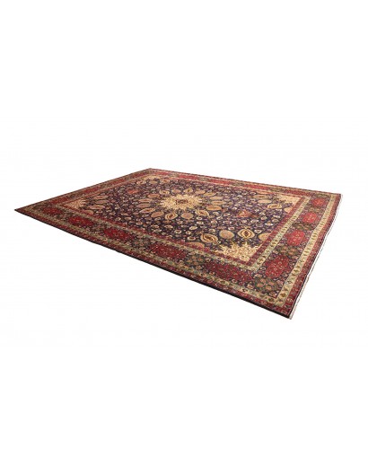 Tappeto Tabriz Persia marrone grigio 300x395
