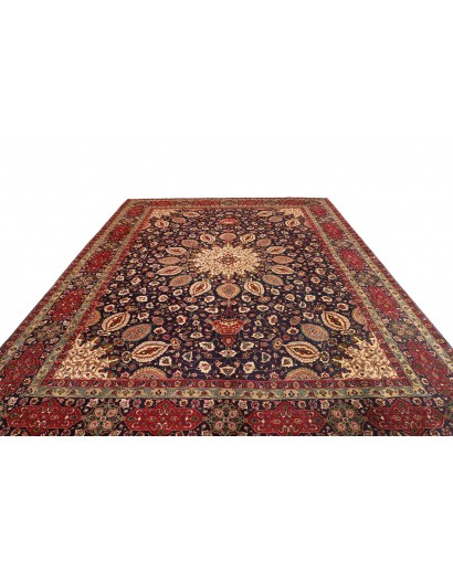 Tappeto Tabriz Persia marrone grigio 300x395