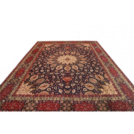 Tappeto Tabriz Persia marrone grigio 300x395