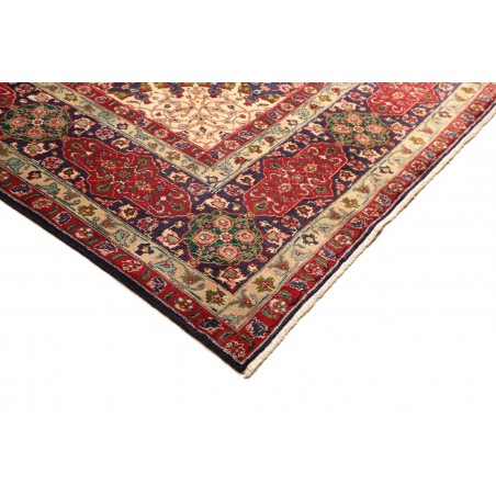 Tappeto Tabriz Persia marrone grigio 300x395