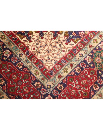 Tappeto Tabriz Persia marrone grigio 300x395
