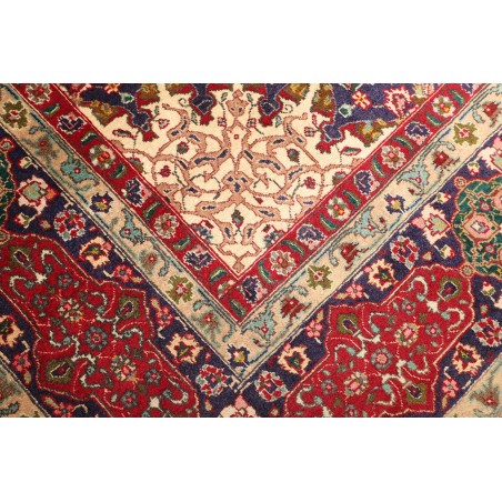 Tappeto Tabriz Persia marrone grigio 300x395
