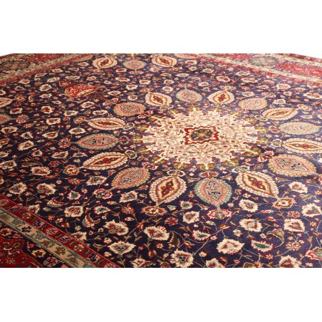 Tappeto Tabriz Persia marrone grigio 300x395