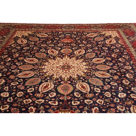 Tappeto Tabriz Persia marrone grigio 300x395