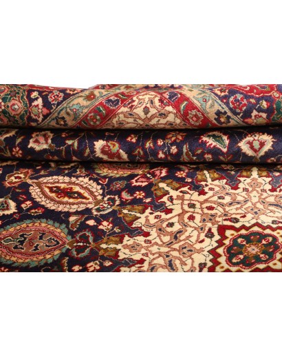 Tappeto Tabriz Persia marrone grigio 300x395