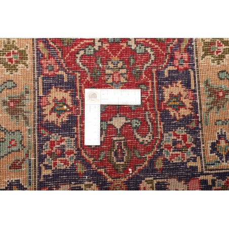 Tappeto Tabriz Persia marrone grigio 300x395