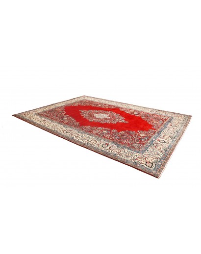 Tappeto Sarough Persia beige rosso 267x368