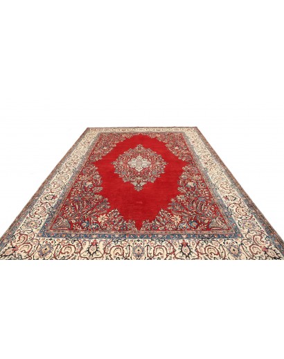 Tappeto Sarough Persia beige rosso 267x368