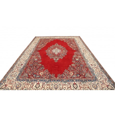 Tappeto Sarough Persia beige rosso 267x368