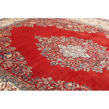 Tappeto Sarough Persia beige rosso 267x368