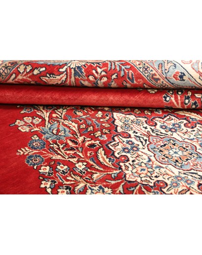 Tappeto Sarough Persia beige rosso 267x368