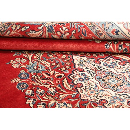 Tappeto Sarough Persia beige rosso 267x368