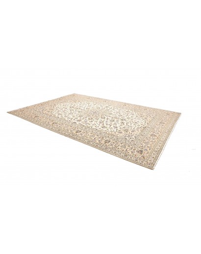 Tappeto Kashan Persia bianco marrone 250x365