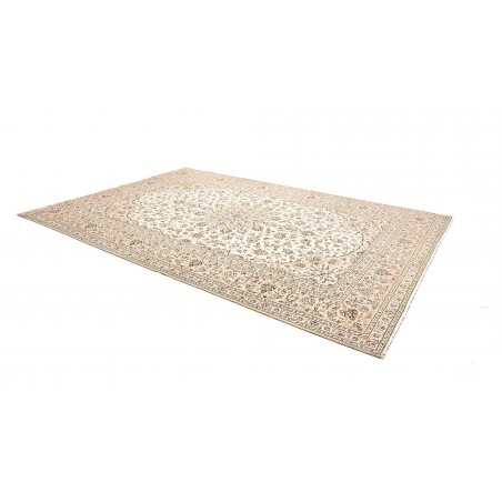 Tappeto Kashan Persia bianco marrone 250x365