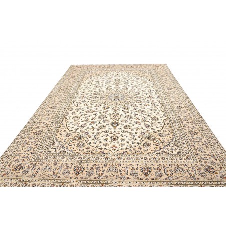 Tappeto Kashan Persia bianco marrone 250x365