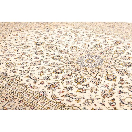 Tappeto Kashan Persia bianco marrone 250x365