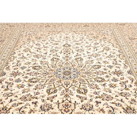 Tappeto Kashan Persia bianco marrone 250x365
